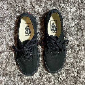 Boys Black VANS